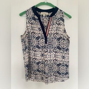 Olive and Oak Women's Sleeveless Blouse - Pink and Blue